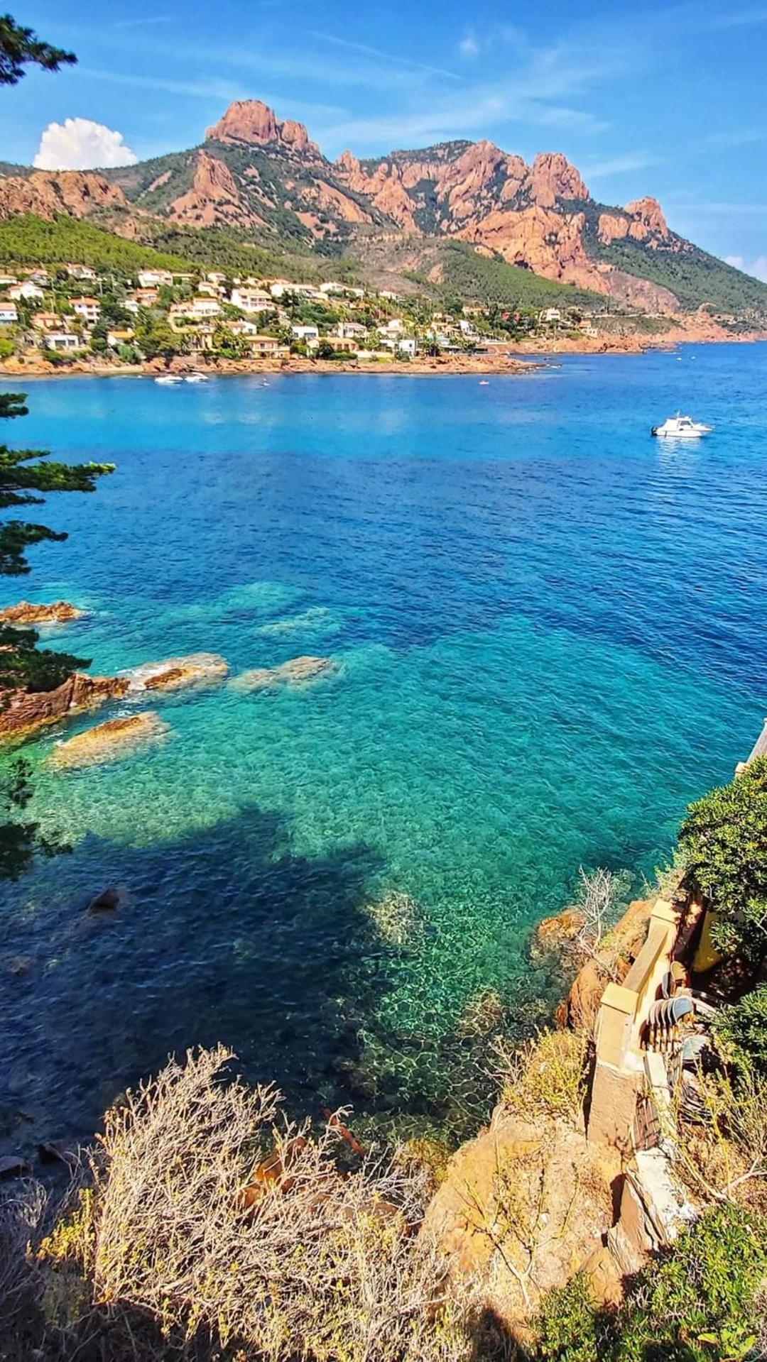 Petit Paradis Vue Mer- Plage Et Calanques A 3 Mn Saint-Raphaël Buitenkant foto