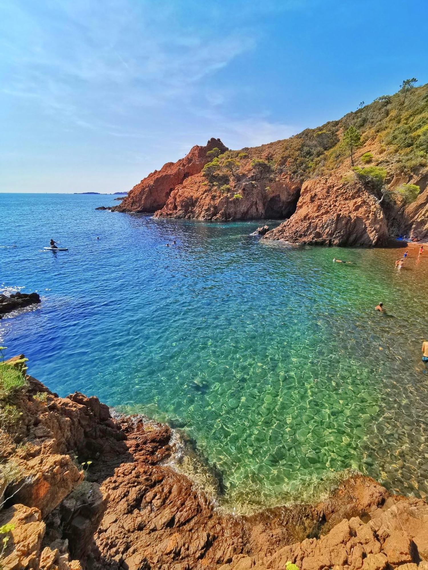 Petit Paradis Vue Mer- Plage Et Calanques A 3 Mn Saint-Raphaël Buitenkant foto